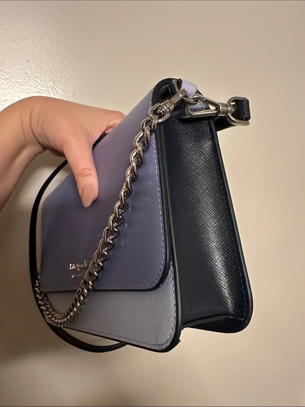 Kate Spade Madison Colorblock Convertible Crossbody in Evening Blue Iris